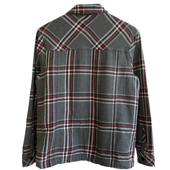 Hurley Sherpa Lined Snap Buttons w/ Pockets‎ 100% Cotton Shacket Men Size S #418 - Picture 2 of 11